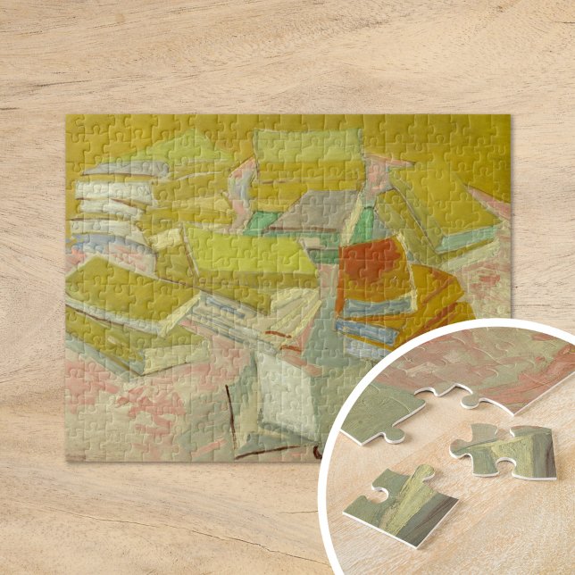 Piles französischer Romane | Vincent van Gogh Puzzle (Von Creator hochgeladen)