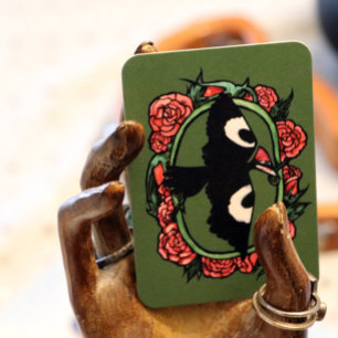 Piletierter Specker Bird Art Mitteilungskarte