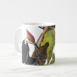 Piletin Woodpecker von Audubon Kaffeetasse