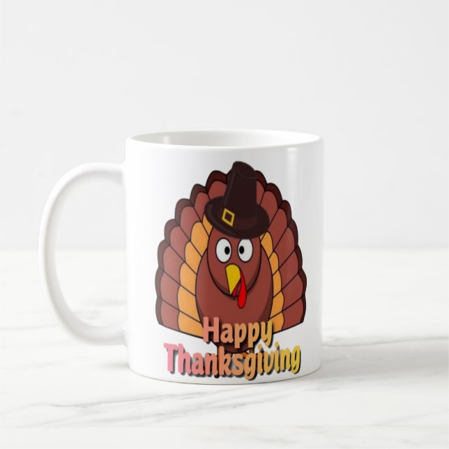 Pilger Truthahn Kaffeetasse (Links)