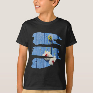 Pilger Wandern St. Jakobsweg Buen Camino Reisen Sp T-Shirt