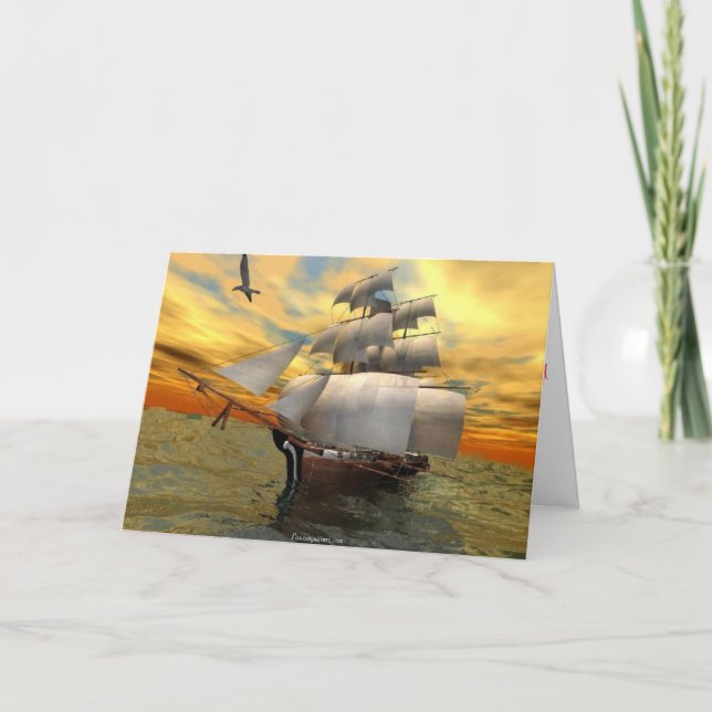 Pilgerfahrt, Feiertagskarte (Vorderseite)