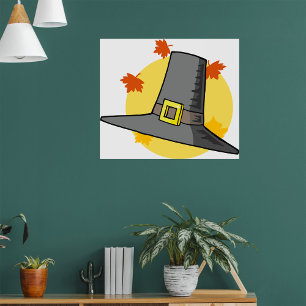 Pilgram Hat Poster