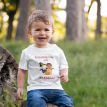 Pilgrim and Native American Children Thanksgiving