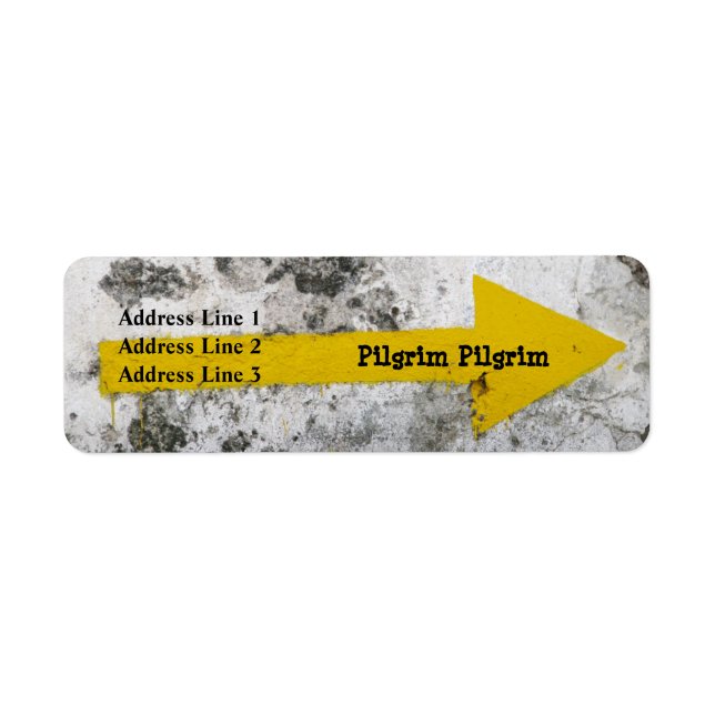 Pilgrim Arrow Address Labels (Vorne)