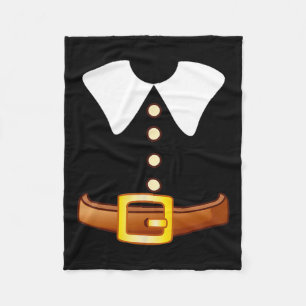 Pilgrim Costume Halloween Funny Erntedank Boys Fleecedecke