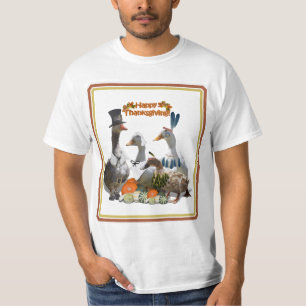 Pilgrim Gänse und Enten Erntedank T-Shirt