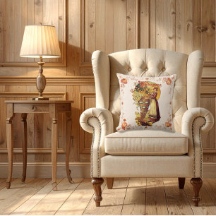 Pilgrim Girl Erntedank Kissen