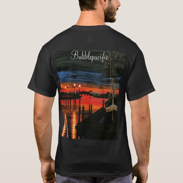 Pilgrim im Morgengrauen T-Shirt (Rückseite)