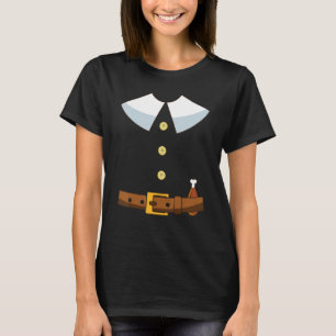 Pilgrim Kostüm Collar Erntedank Türkei Tag Männer T-Shirt