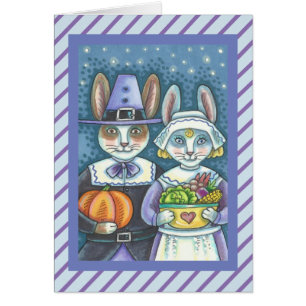PILGRIM RABBITS ERNTEDANK GREETKARTENLÖSUNG