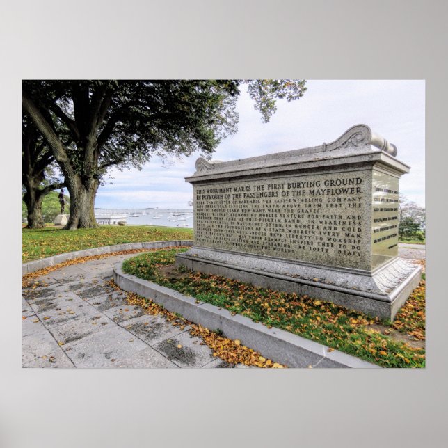 Pilgrim Sarkophage Cole's Hill Print Poster (Vorne)