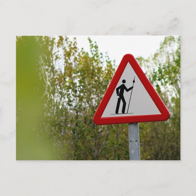 Pilgrim Sign Postkarte (Vorderseite)