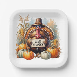 Pilgrim Spirit & Pumpkin Joy Pappteller