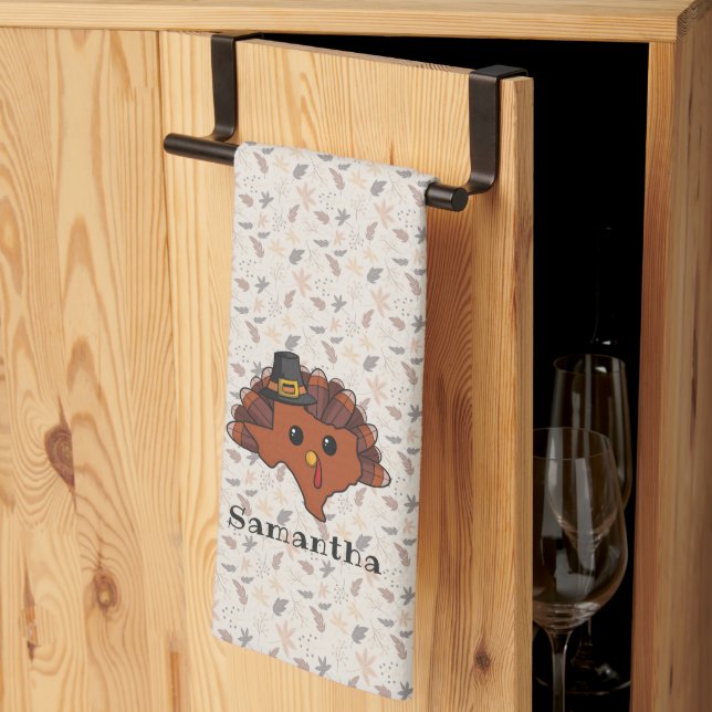 Pilgrim Texas Türkei All-over Print Geschirrtuch (Drittel gefaltet)