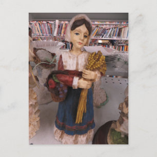 Pilgrim Woman Postkarte
