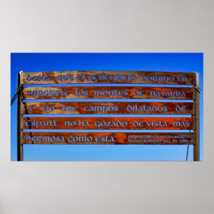 Pilgrim-Zeichen Poster