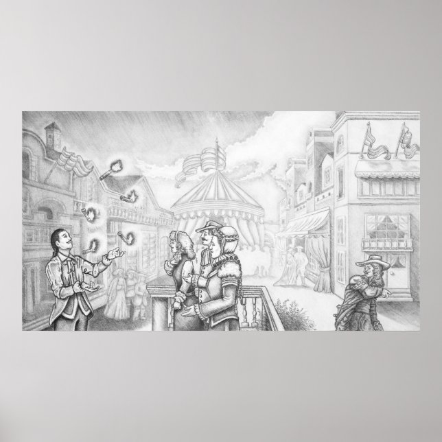 Pilgrims Progress Vanity Fair Poster (Vorne)