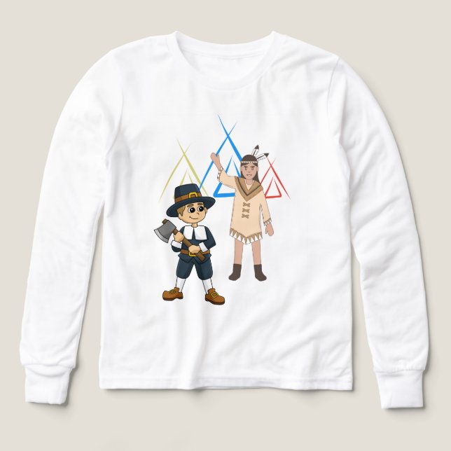 Pilgris und Indianer (Design Vorderseite)