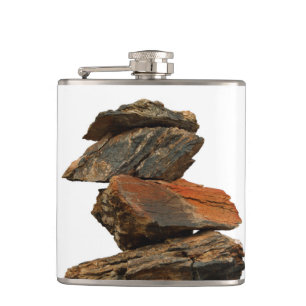 Piling Rocks Flachmann