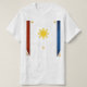 Pilipinas Flaggen-Shirt T-Shirt (Design vorne)
