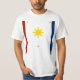 Pilipinas Flaggen-Shirt T-Shirt (Vorderseite)