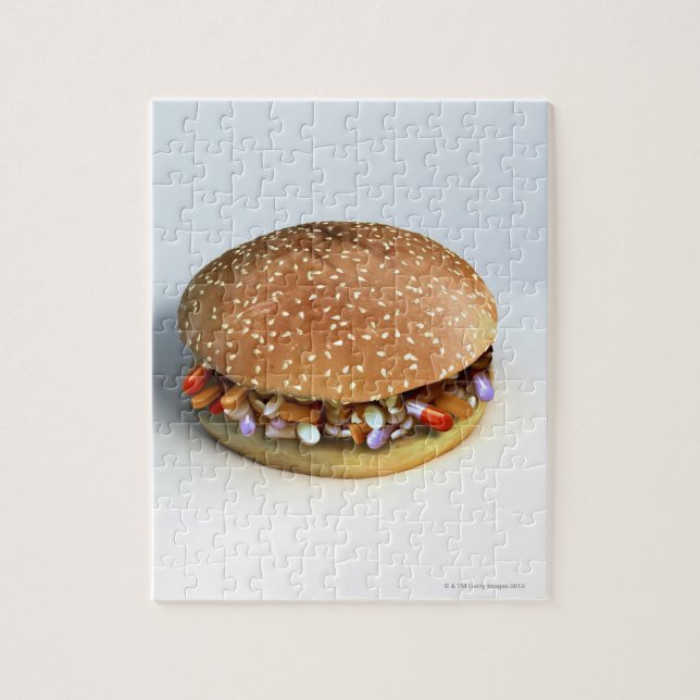 Pill Burger Puzzle (Vertikal)