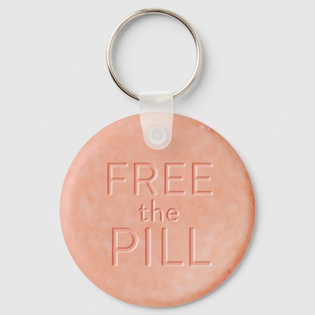 Pill Button Schlüsselanhänger (Vorderseite)