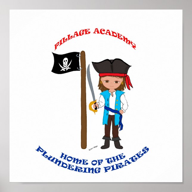 Pillage Academy Thaddeus Poster (Vorne)