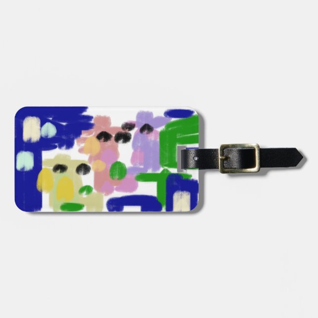 Pillar Candle Gepäckanhänger (Vorderseite horizontal)