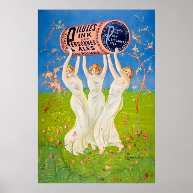 Pillen für blassende Menschen Poster (Vorne)