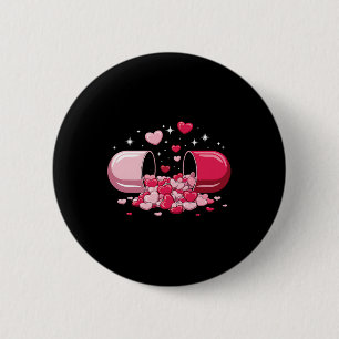 Pillen Herz Liebe Valentinstag Herzen Medizin Phar Button