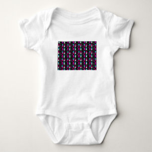 Pillen mit rosa Glitzer Baby Strampler