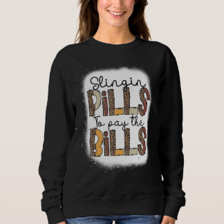 Pillen werfende Krankenschwester Apotheke Apotheke Sweatshirt