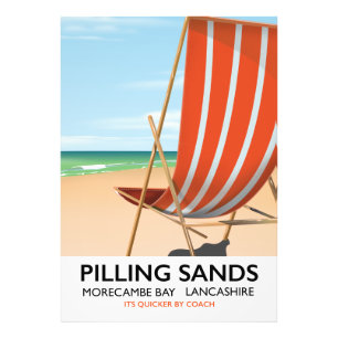 Pilling Sands Morecambe Bay, Lancashire Fotodruck