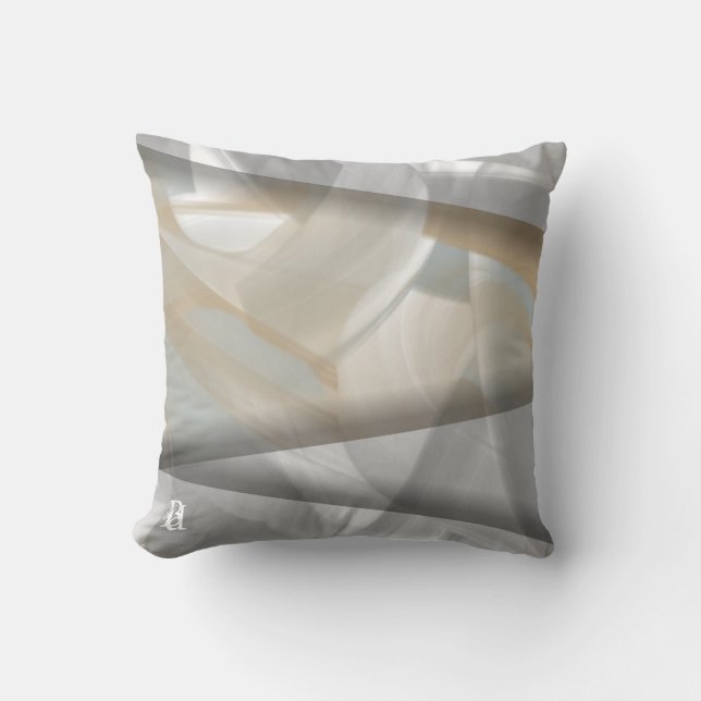 Pillow Abstract Interior Trend Sandy Tornado Kissen (Vorderseite)