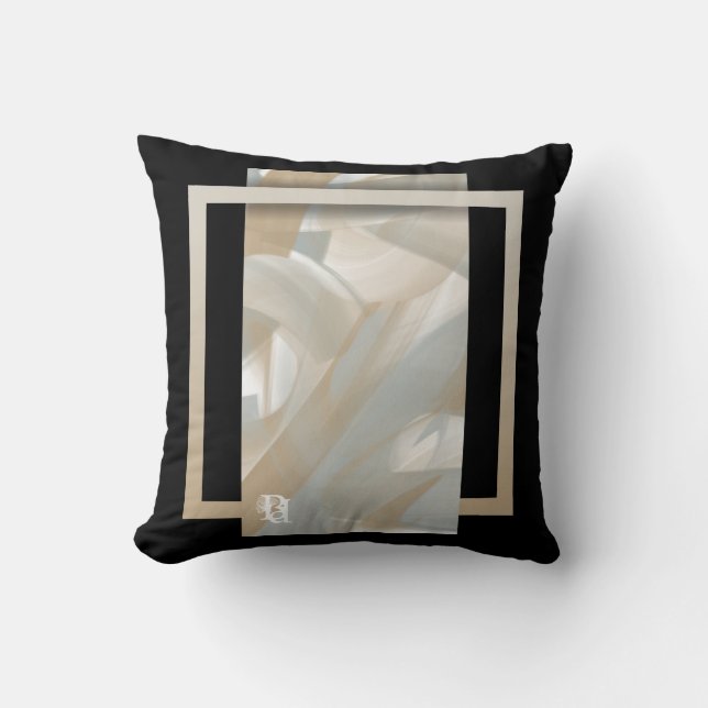 Pillow Abstract Interior Trend Sandy Tornado Kissen (Vorderseite)