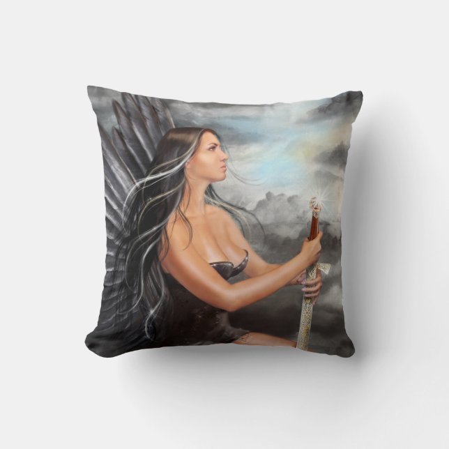 Pillow Black Angel Kissen (Vorderseite)