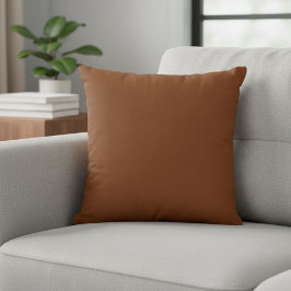 pillow brown simple solid color kissen