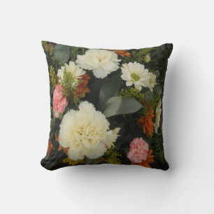 Pillow Carnation Bouquet Kissen