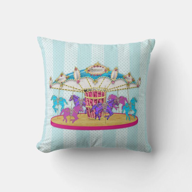 Pillow - Carousel Collection - Merry-go-round Kissen (Vorderseite)