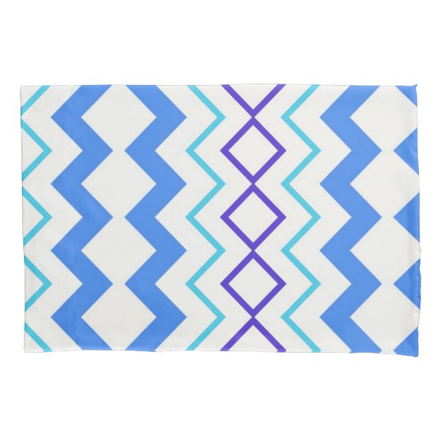 Pillow Case Abstract Blue Kissenbezug (Vorderseite)