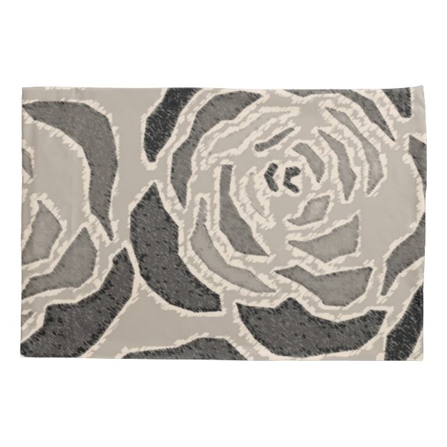 Pillow Case Sepia Leopard Kissenbezug (Rückseite)