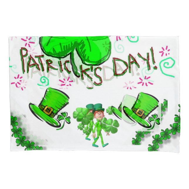 Pillow Case St. Patrick's Day Kissenbezug (Vorderseite)