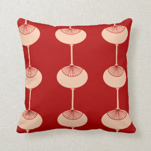 Pillow Design Mitte Jahrhundert RED Kissen