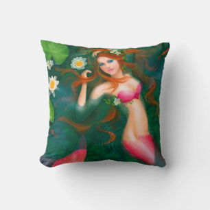 Pillow Fantasy Red Meraid Kissen