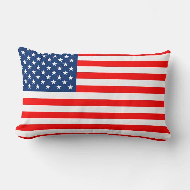 Pillow Flag USA Lendenkissen (Vorderseite)