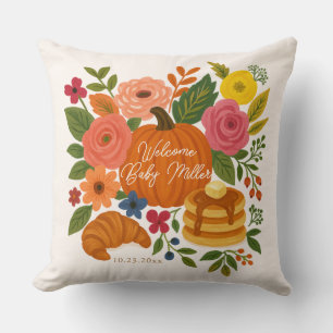Pillow für Baby Shower individuell - Kleiner Kürbi Kissen