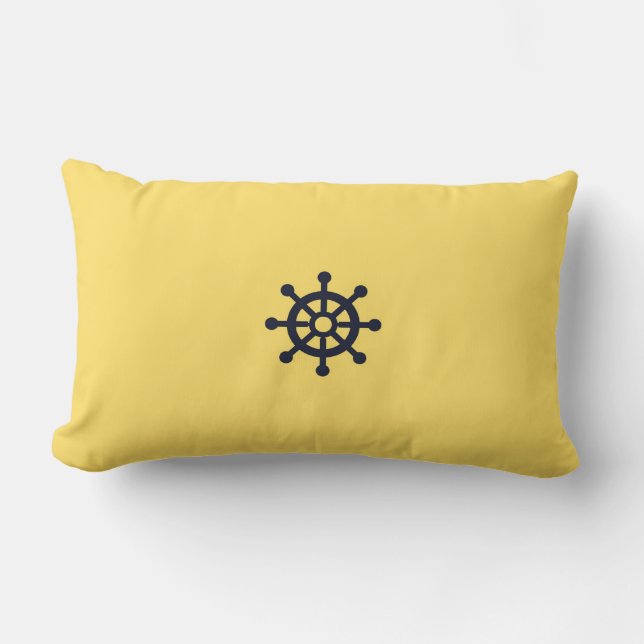 Pillow Kapitäns im Sonnenschein Lendenkissen (Vorderseite)