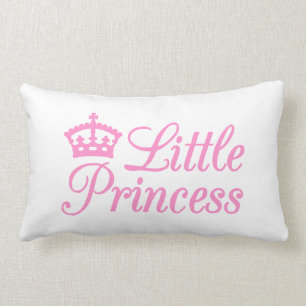 Pillow kleine Prinzessin des Entwurfs, mit rosa Lendenkissen